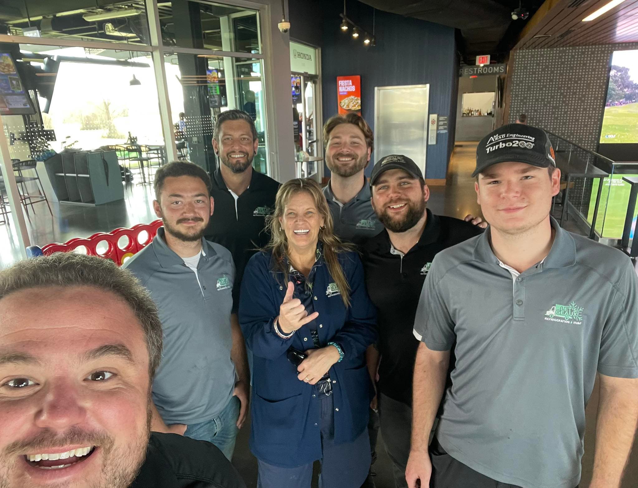 Let's Geaux Refrigeration & HVAC team group photo